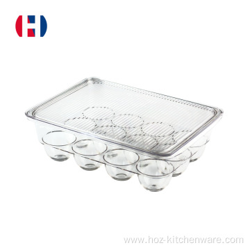 Egg Tray Holder with Lid & Handles